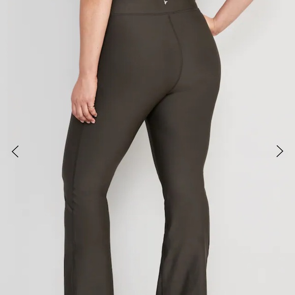 NWT OLD NAVY Extra High-Waisted PowerSoft Flare Leggings Lost In The Woods - Picture 7 of 9